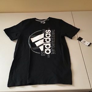 NWT Boys Adidas Tee Shirt Size Med